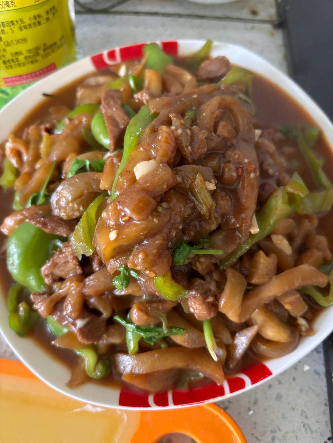 少油版茄子炒肉