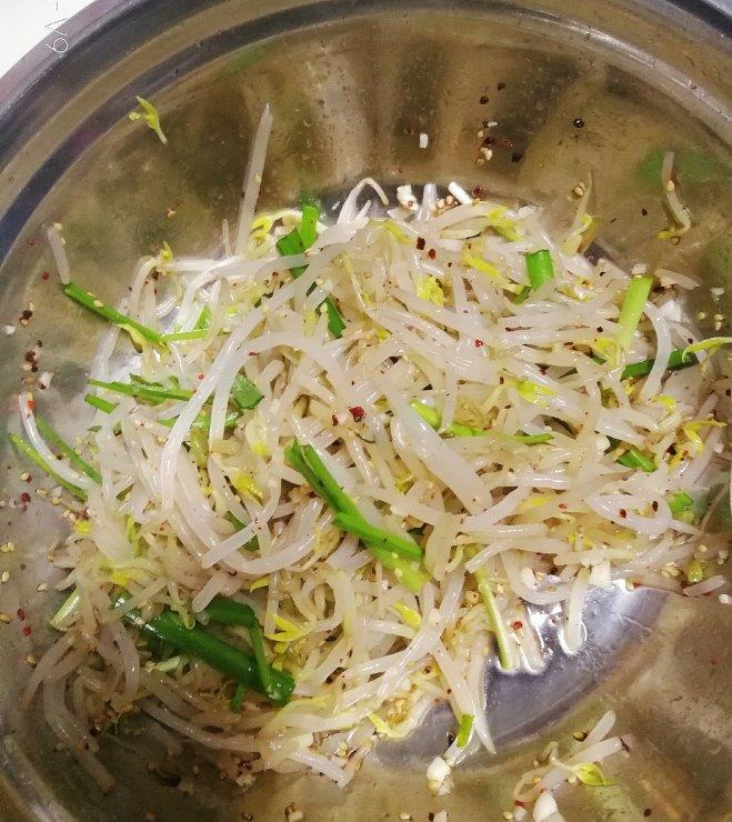 韩式拌豆芽