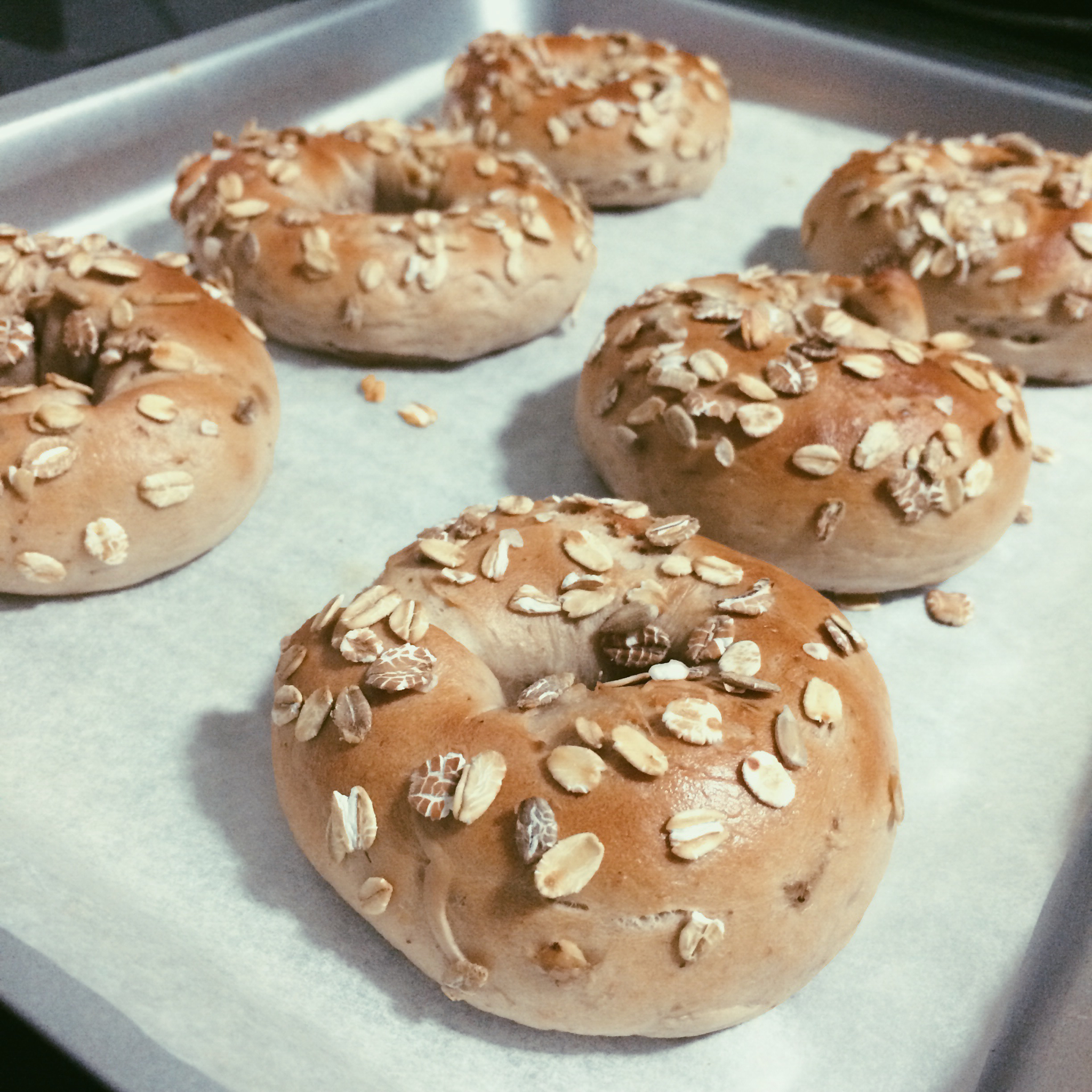 黑芝麻全麦贝果