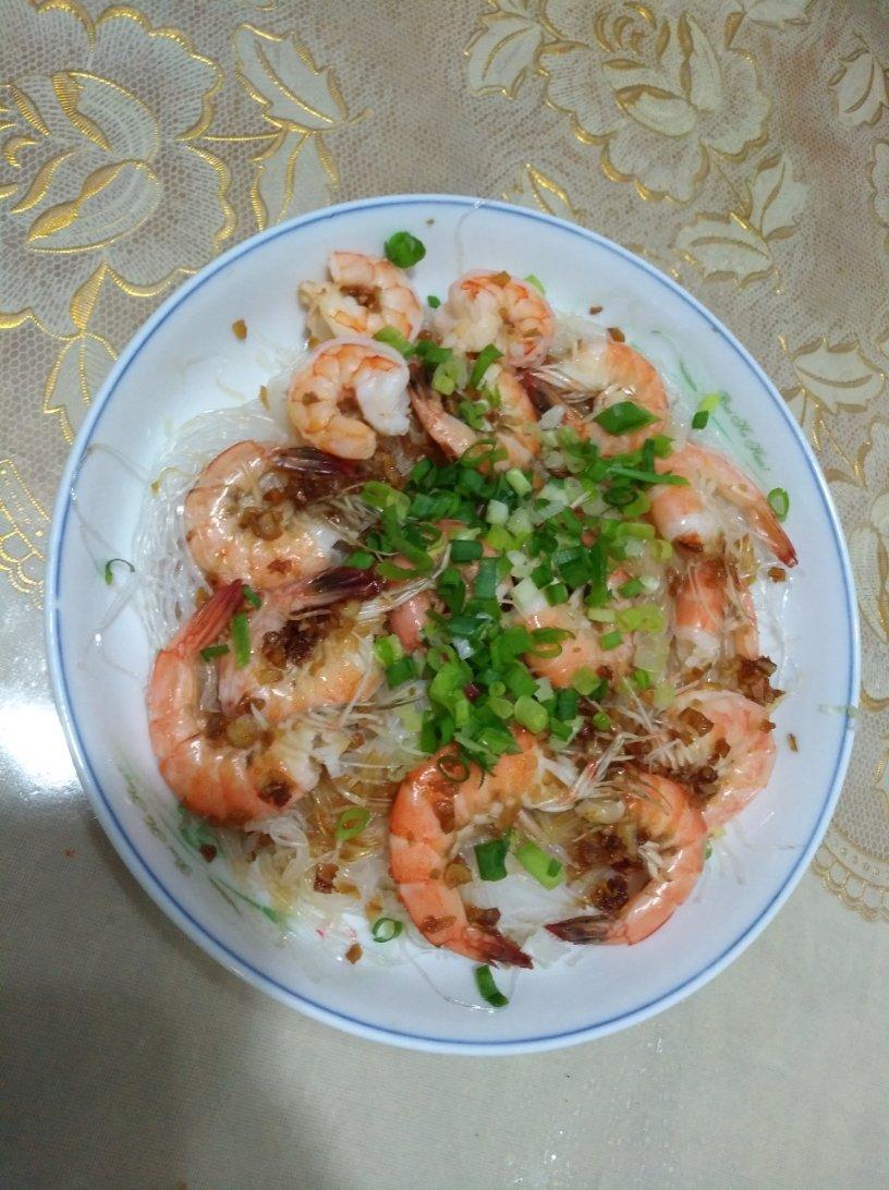 蒜蓉粉丝蒸虾