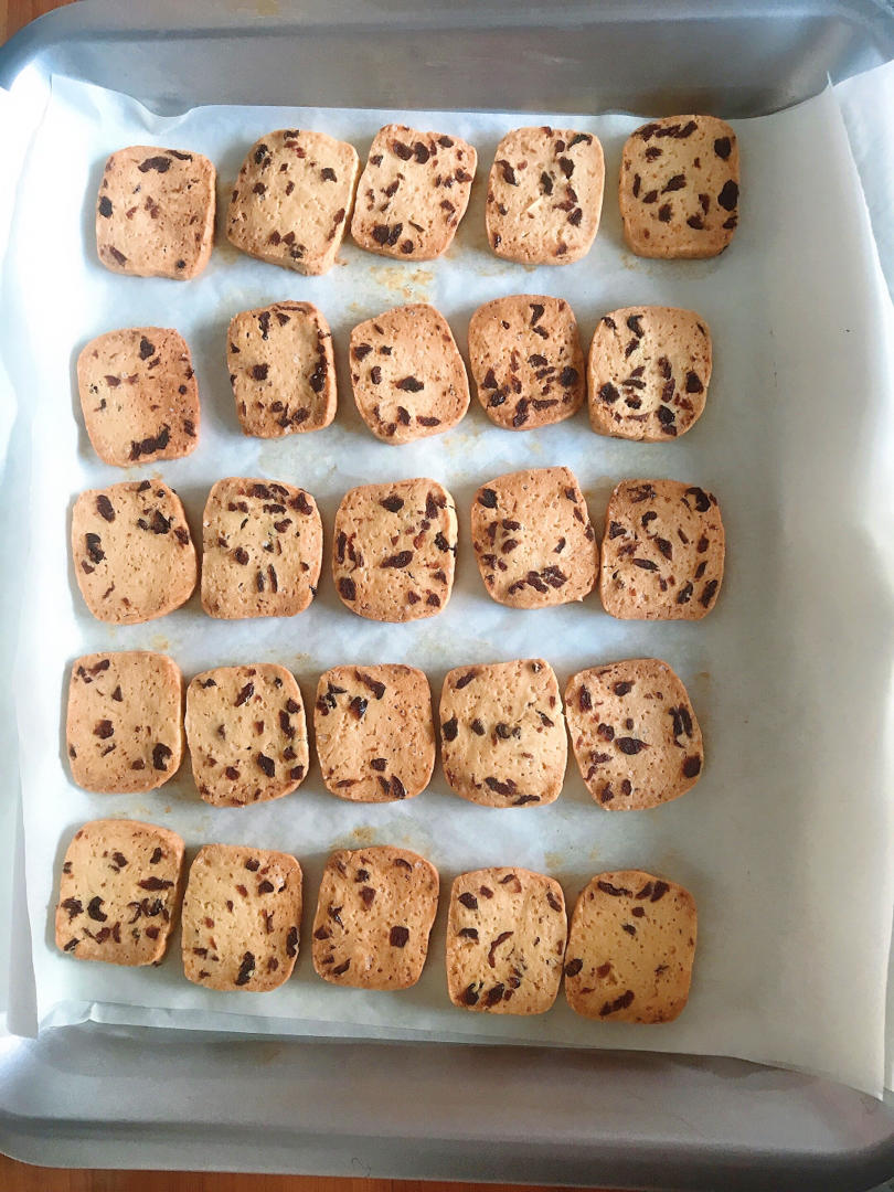 低糖少油版蔓越莓饼干