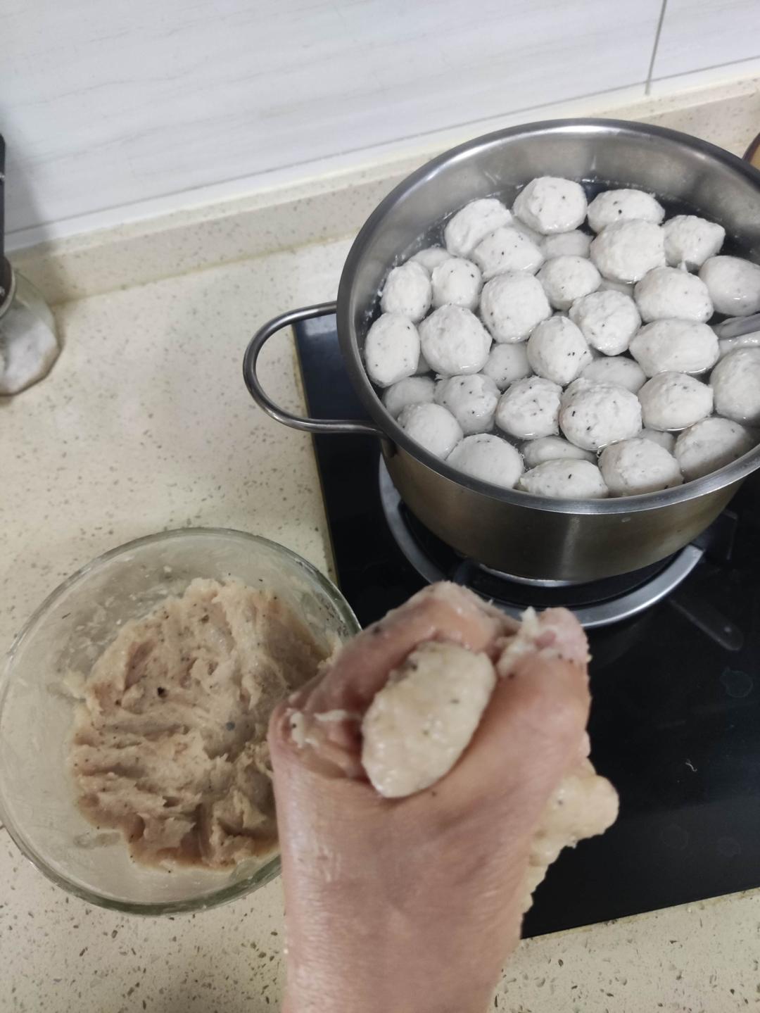 鸡胸肉丸子，超Q弹