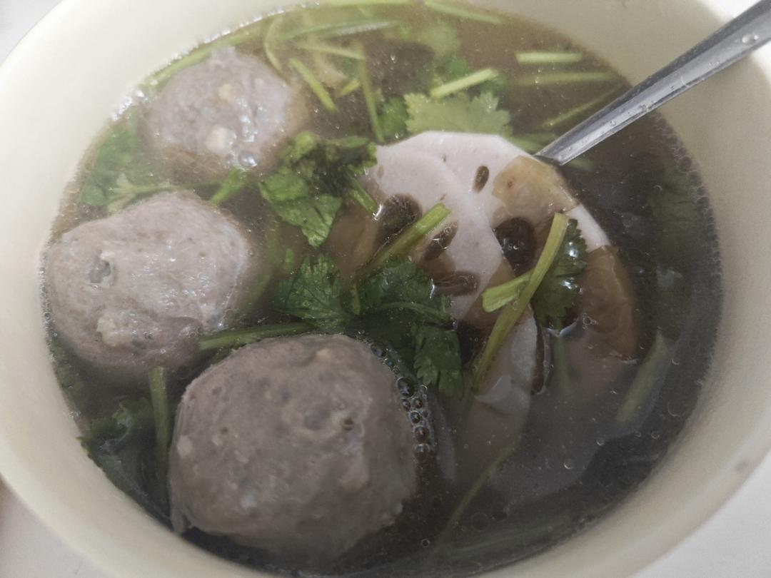 紫菜牛肉丸汤，多一步超香