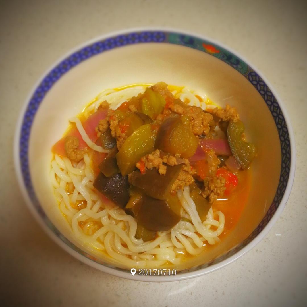 茄子焖面