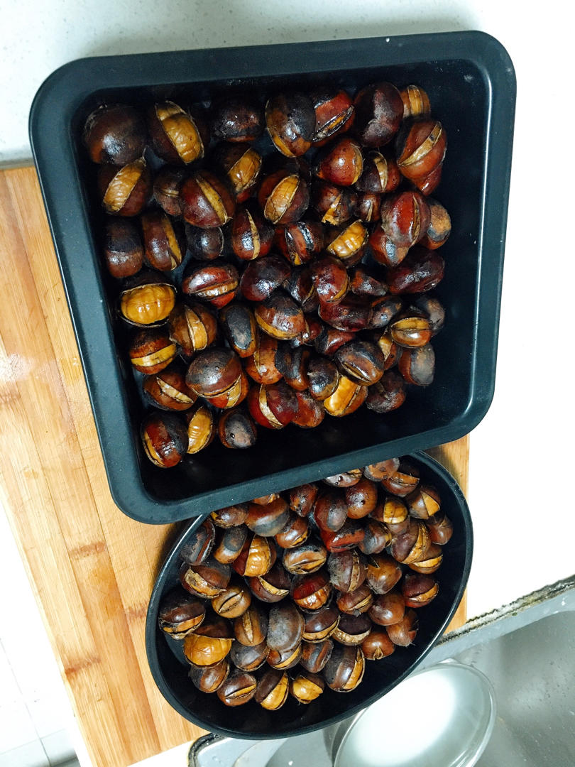 超简单电饭煲糖炒栗子