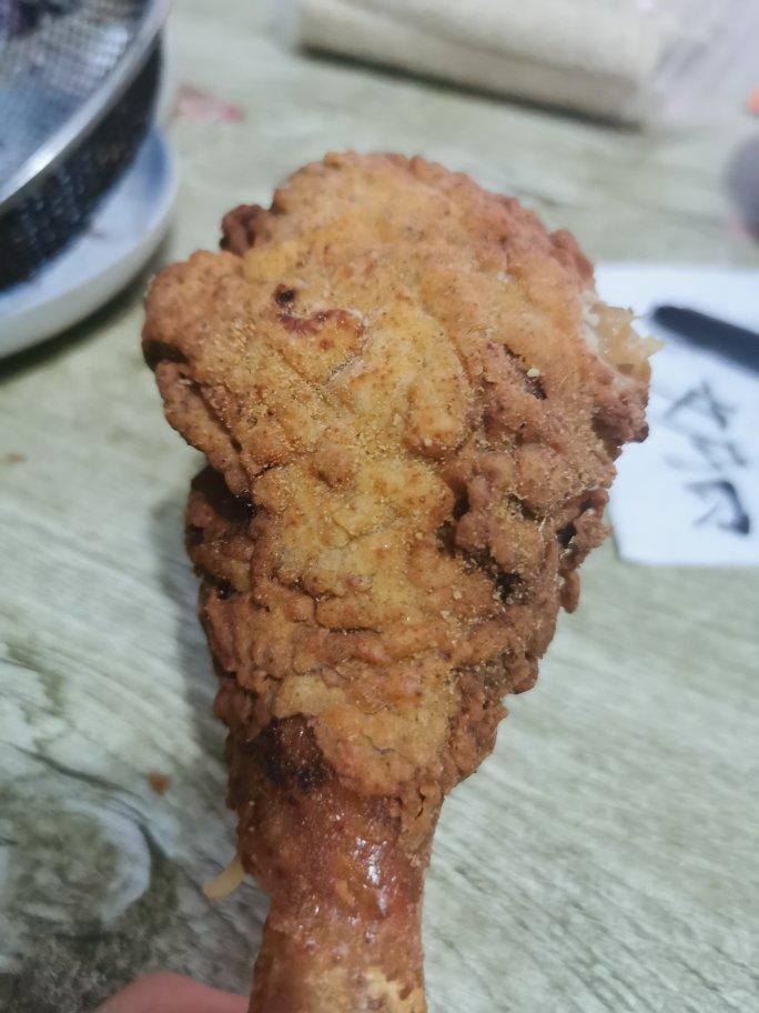不用炸鸡粉也可以炸出酥脆炸鸡腿