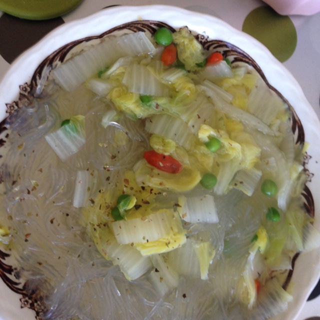 粉丝白菜汤