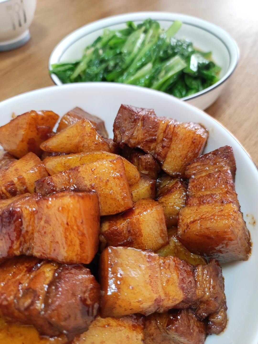红烧肉炖土豆（丝毫不腻）