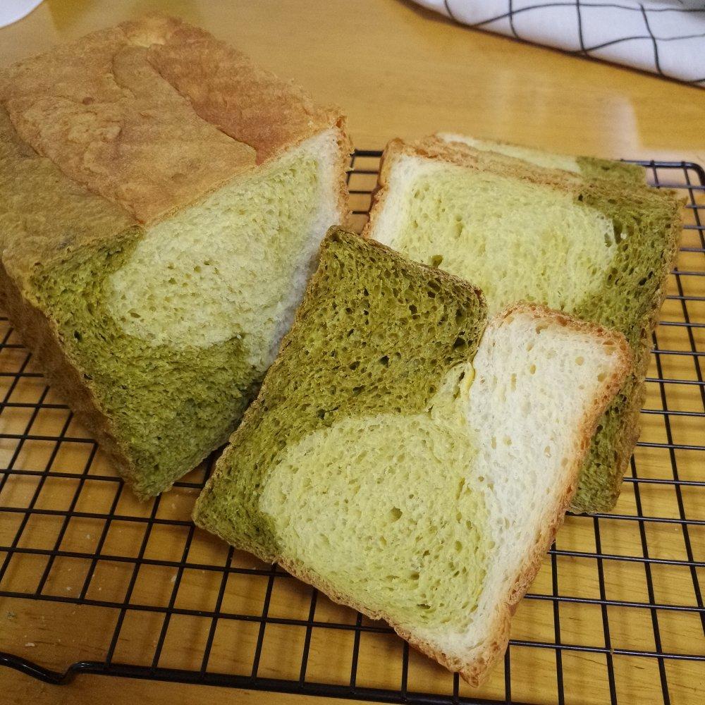 渐变抹茶吐司