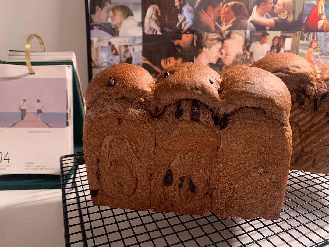 奶油巧克力吐司