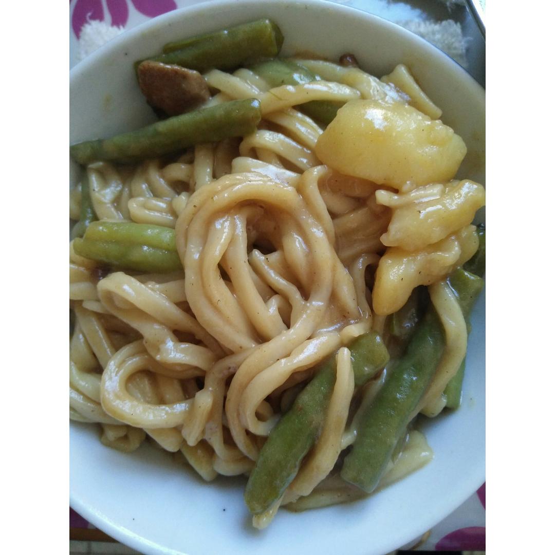 豆角焖面