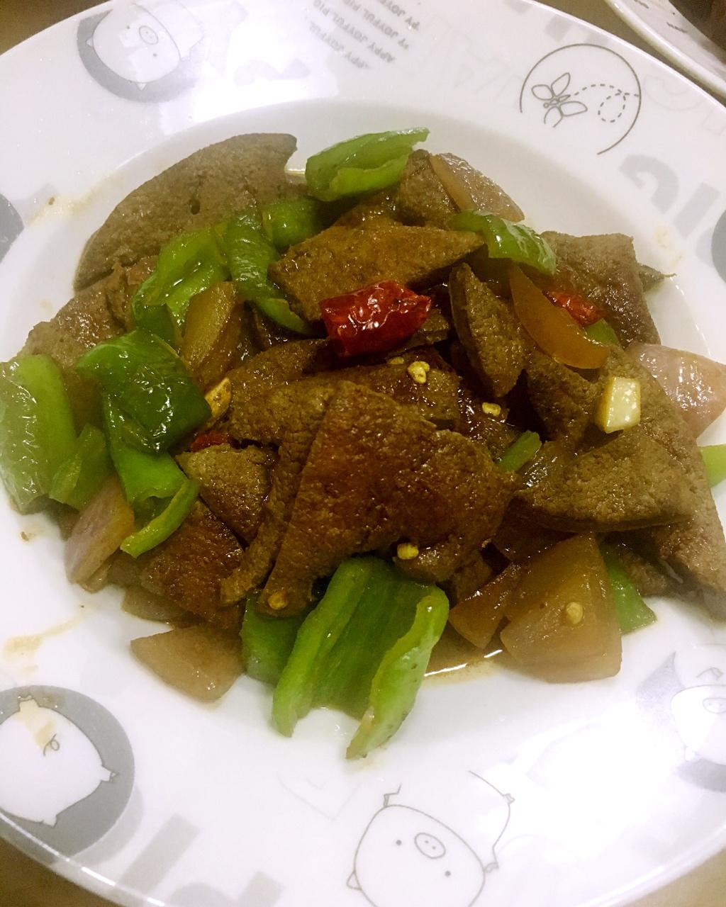 嫩炒猪肝