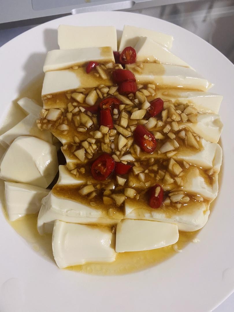 豆腐凉拌嫩豆腐