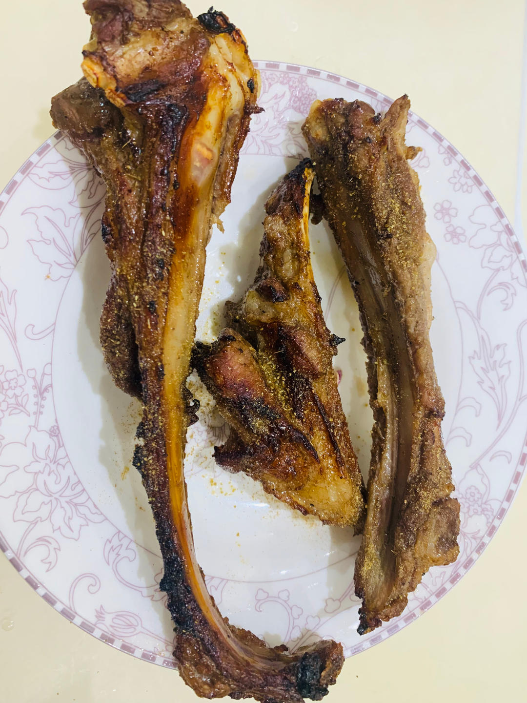 超简单 空气炸锅烤羊排