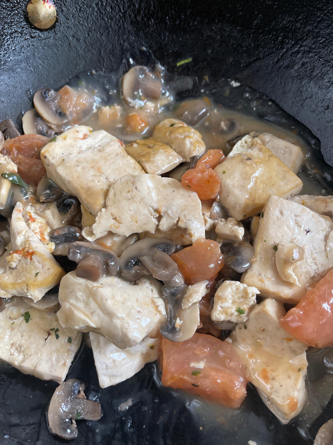西红柿豆腐羹