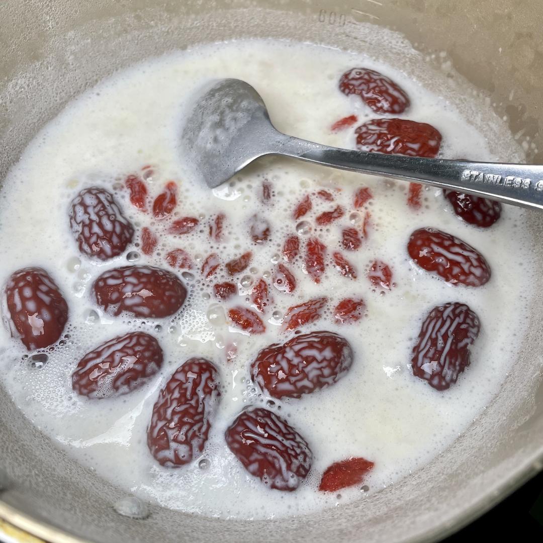 琳哥的开学季🥛超简单营养早餐🥣火爆《舌尖》的牛奶鸡蛋醪糟🥚的做法 步骤4