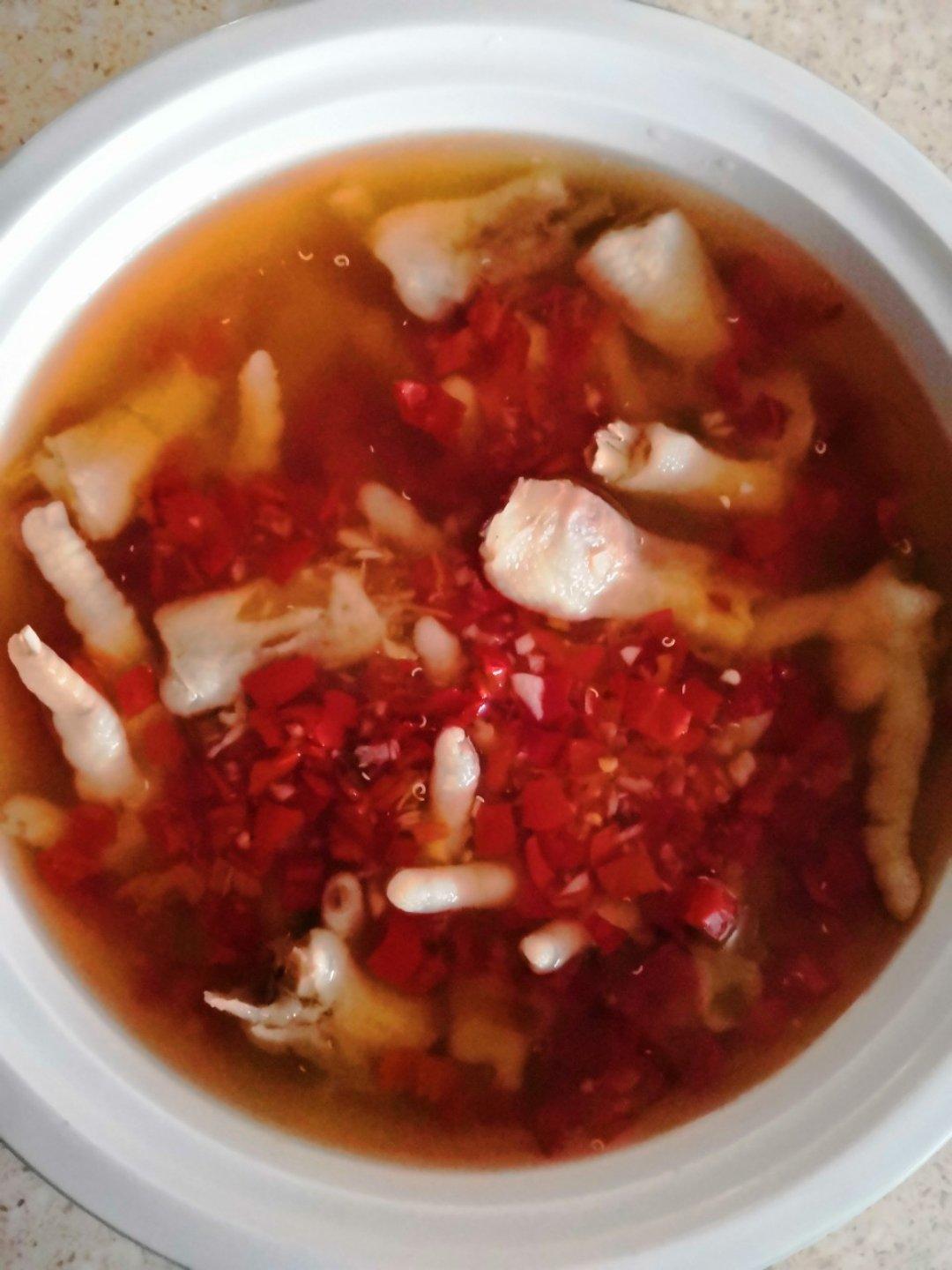 自制黎里辣鸡脚