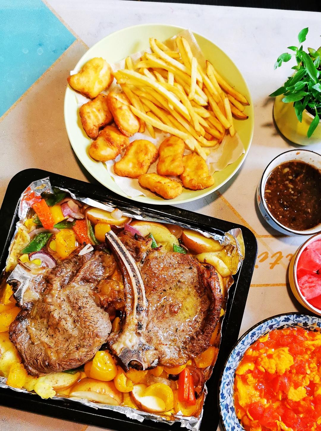 Costco煮易 | 香烤战斧式牛排 - Tomahawk Steak