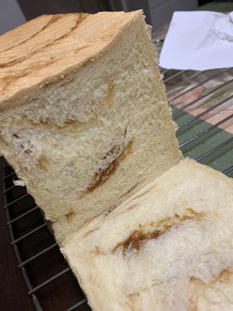 牛奶吐司（直接法）（轻松揉出手套膜）