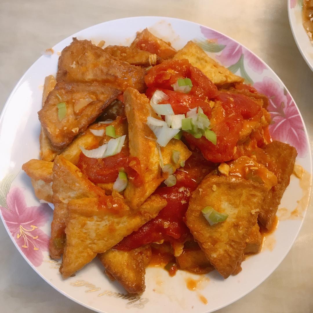 西红柿烧豆腐