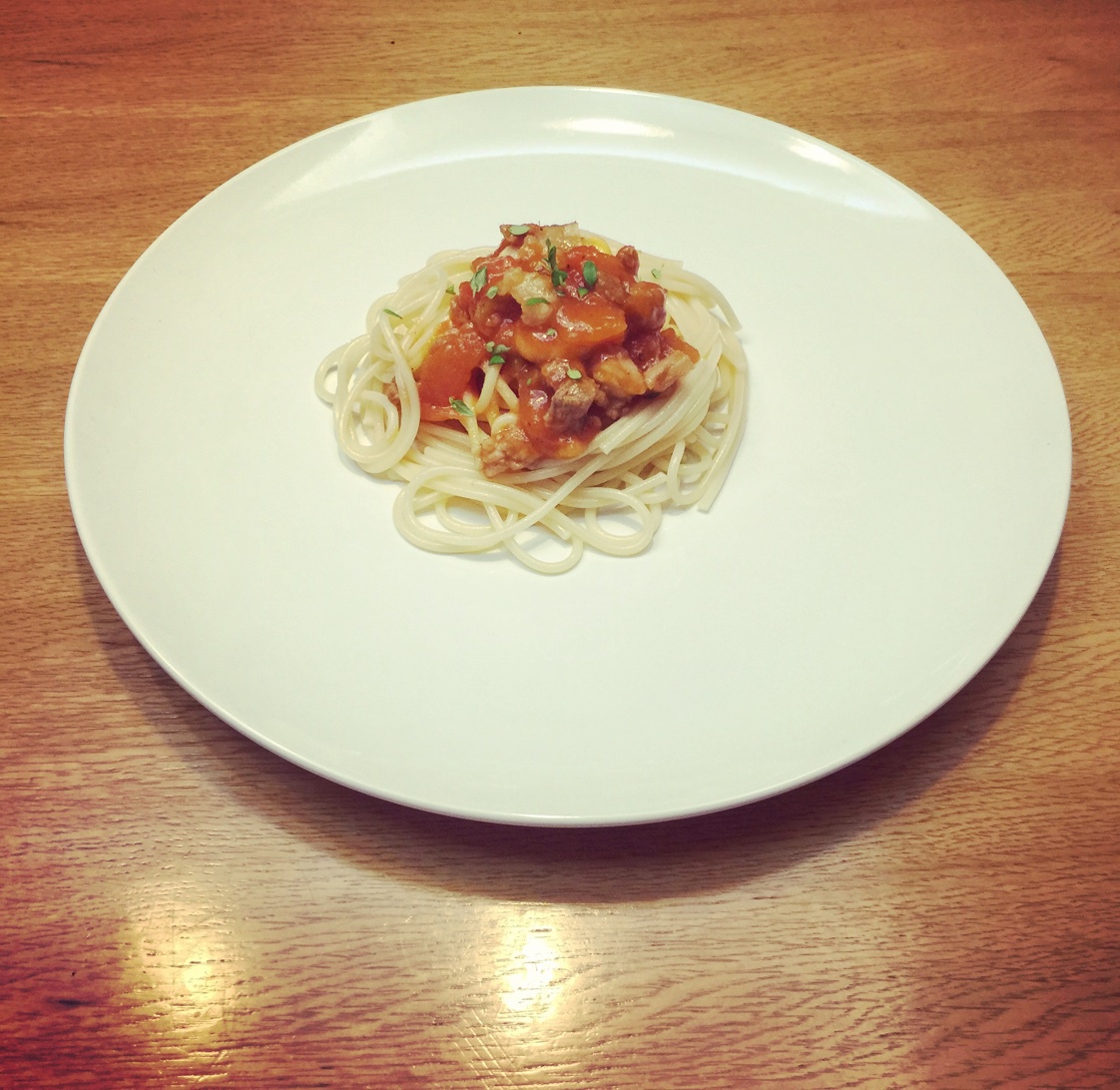 番茄肉酱意大利面
