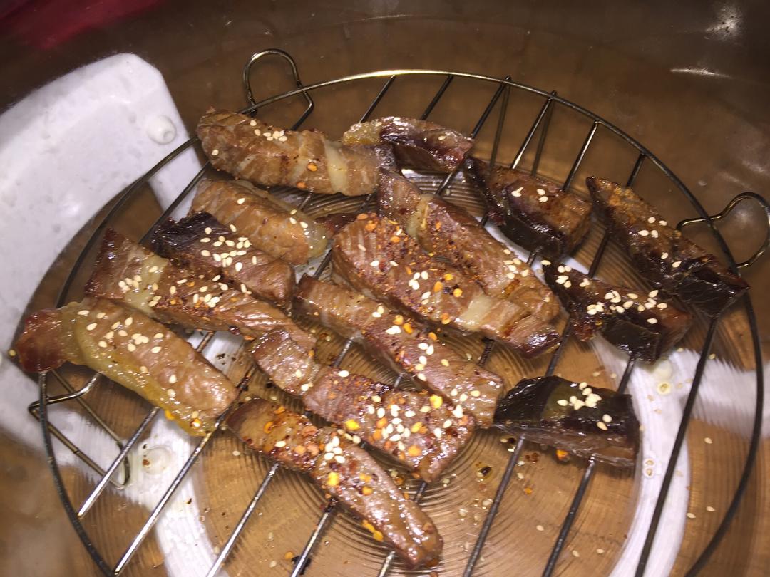 不用油炸的炸干巴的做法