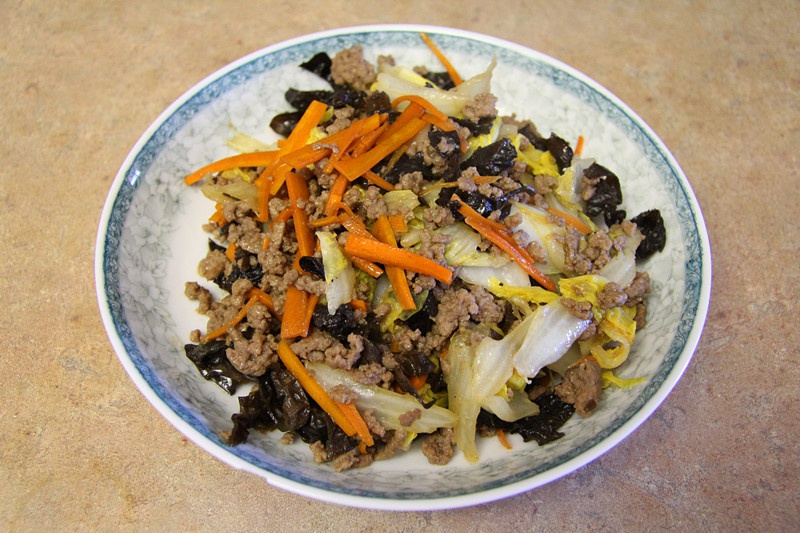 三丝炒大白菜