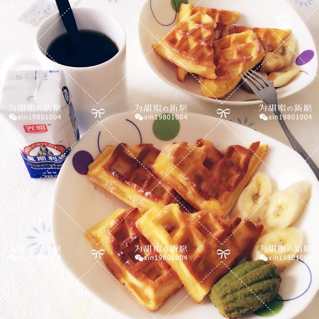 华夫饼（烤箱版    无泡打粉）