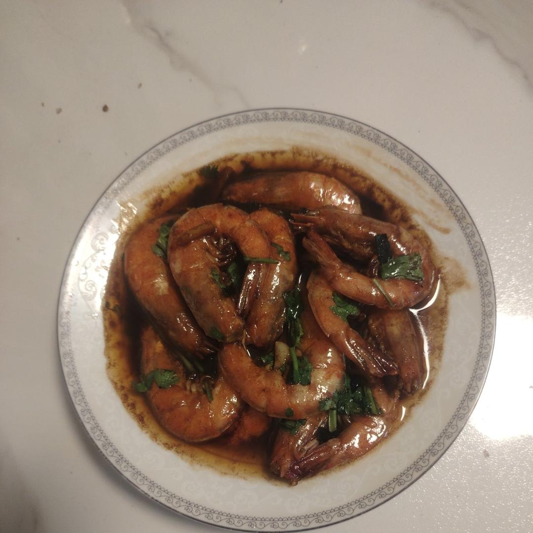 家庭版油焖大虾