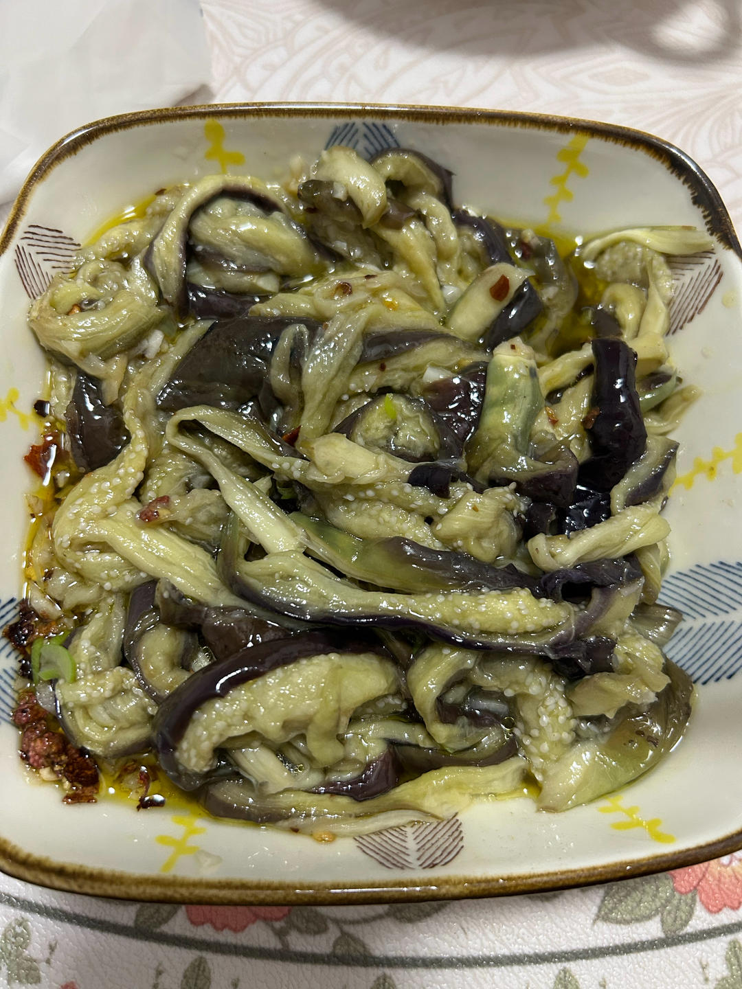 蒜泥茄子（蒸）