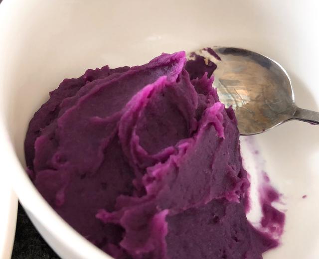 一定要试一次的紫薯泥！抹面包吐司太赞了的做法