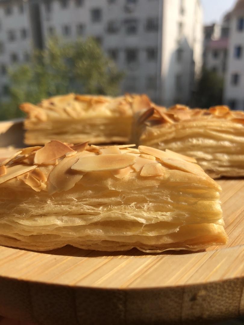 杏仁酥条（简易千层派皮）