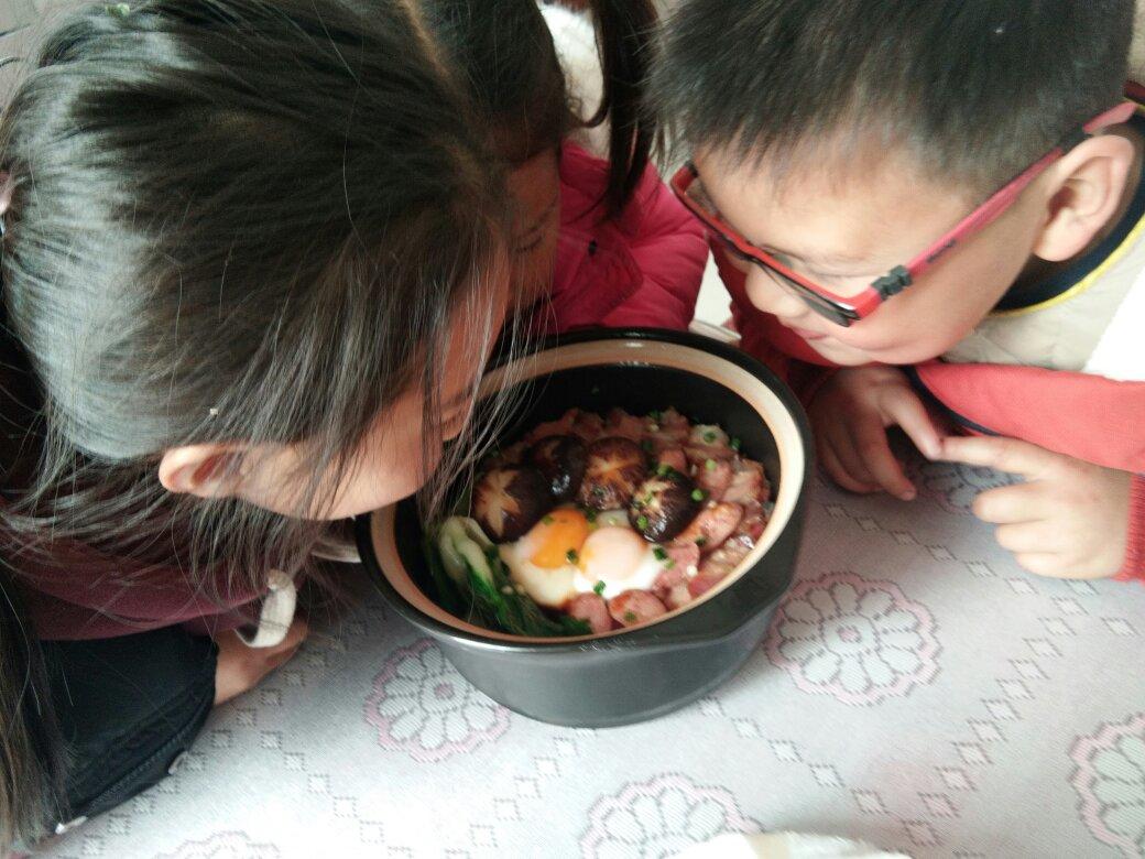 香肠煲仔饭