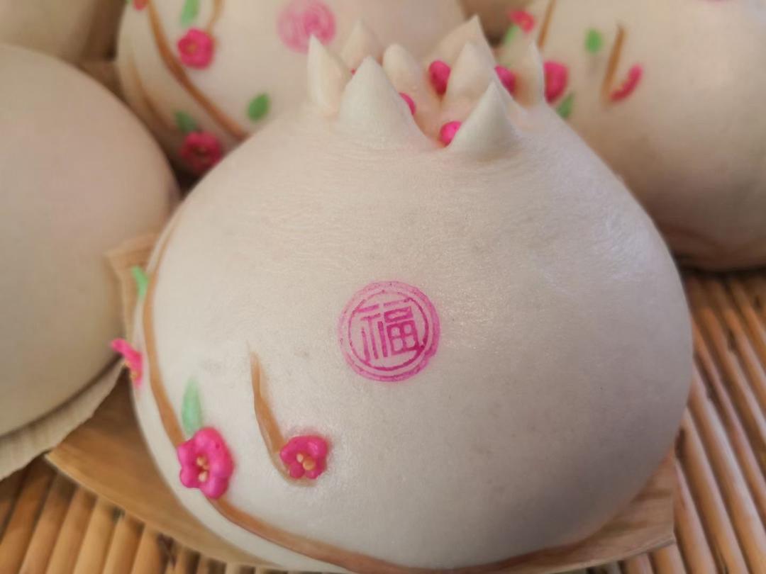 花样面食～生日寿桃（福桃）和石榴的做法