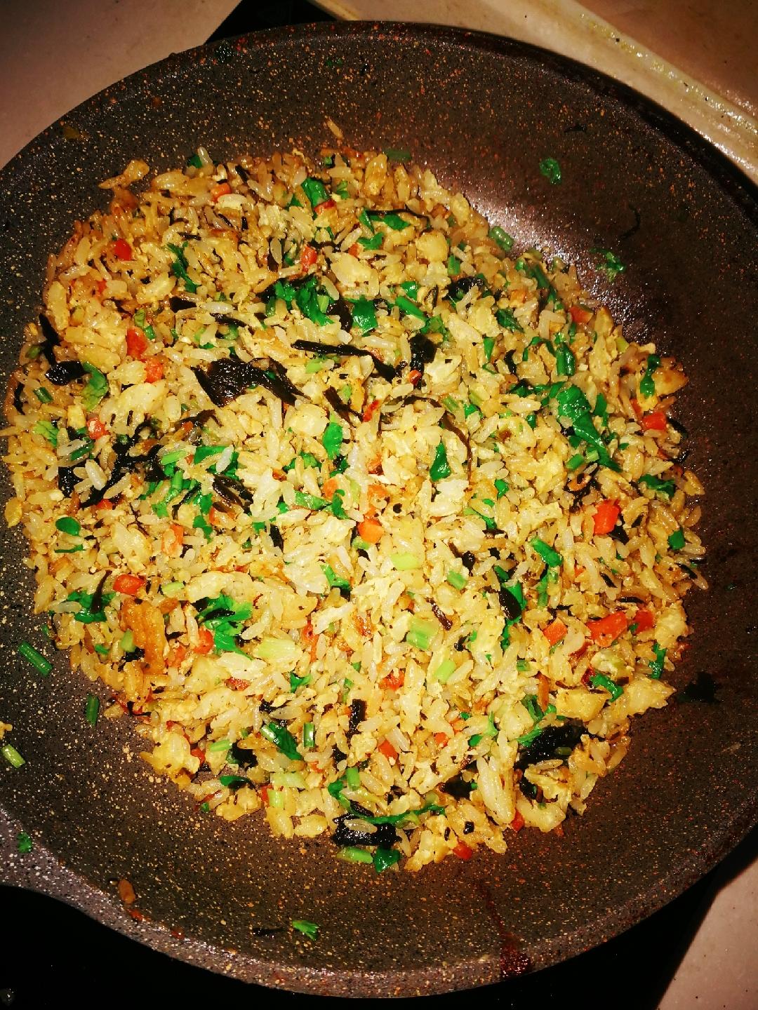 橄榄菜炒饭（全素）