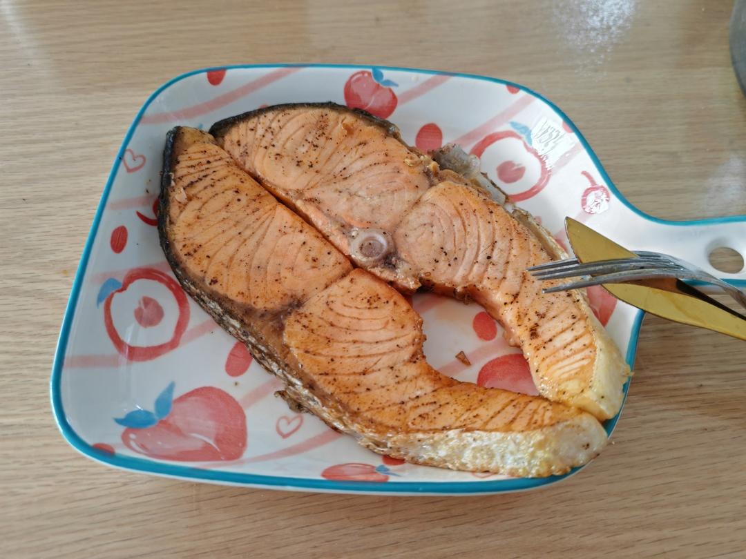 香煎三文鱼