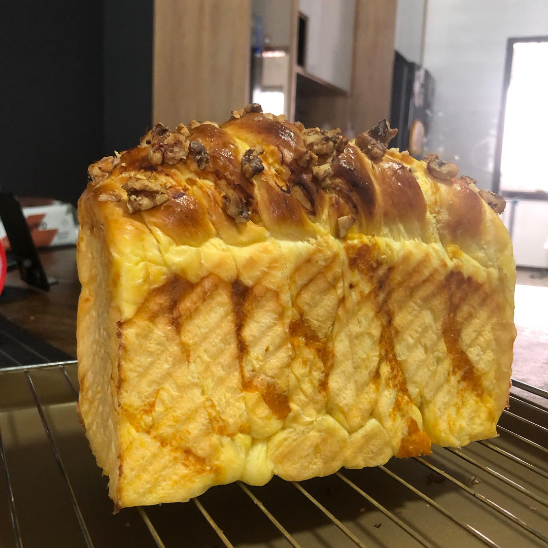 双倍美味南瓜吐司（双重南瓜，美味加倍）