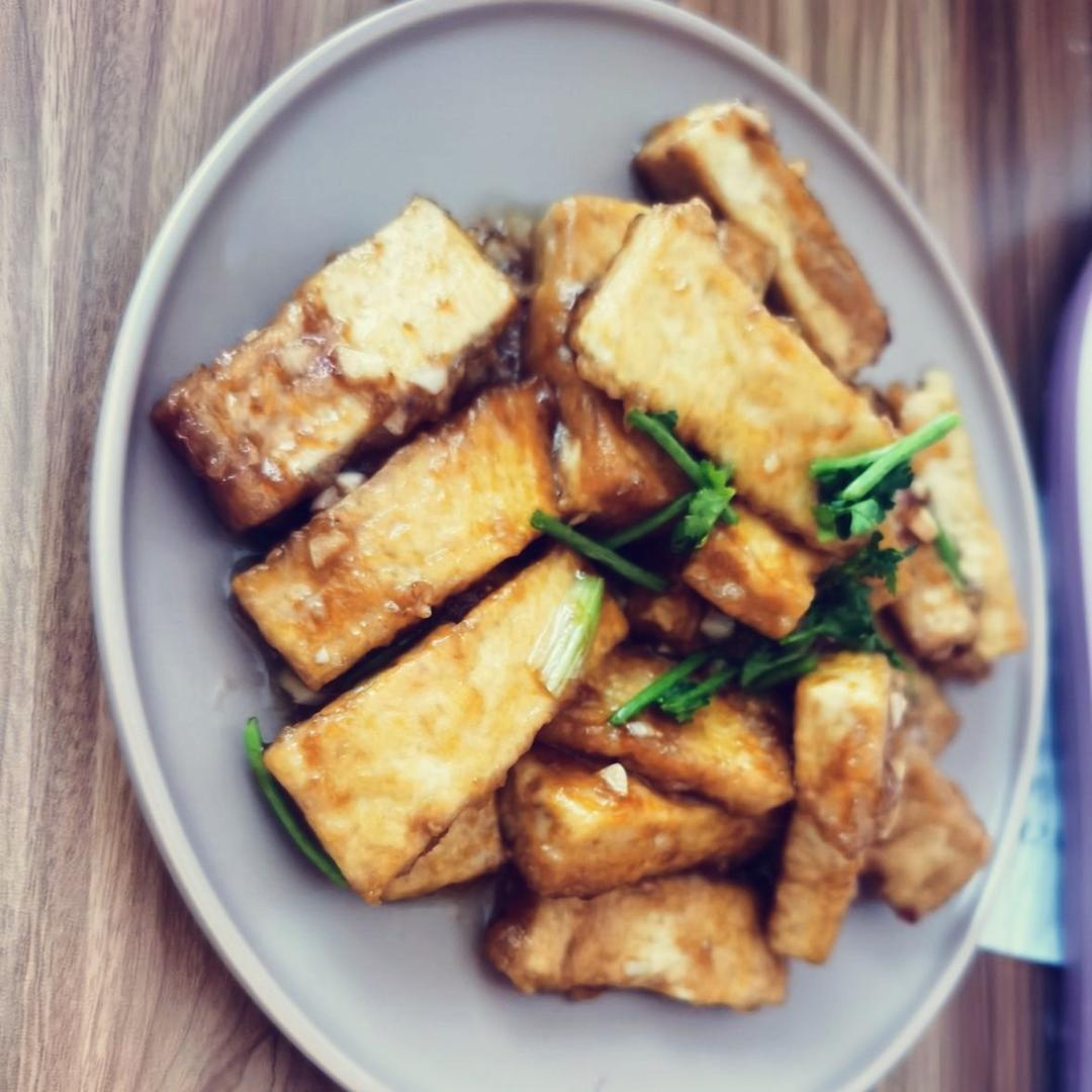 无敌好吃的香煎豆腐