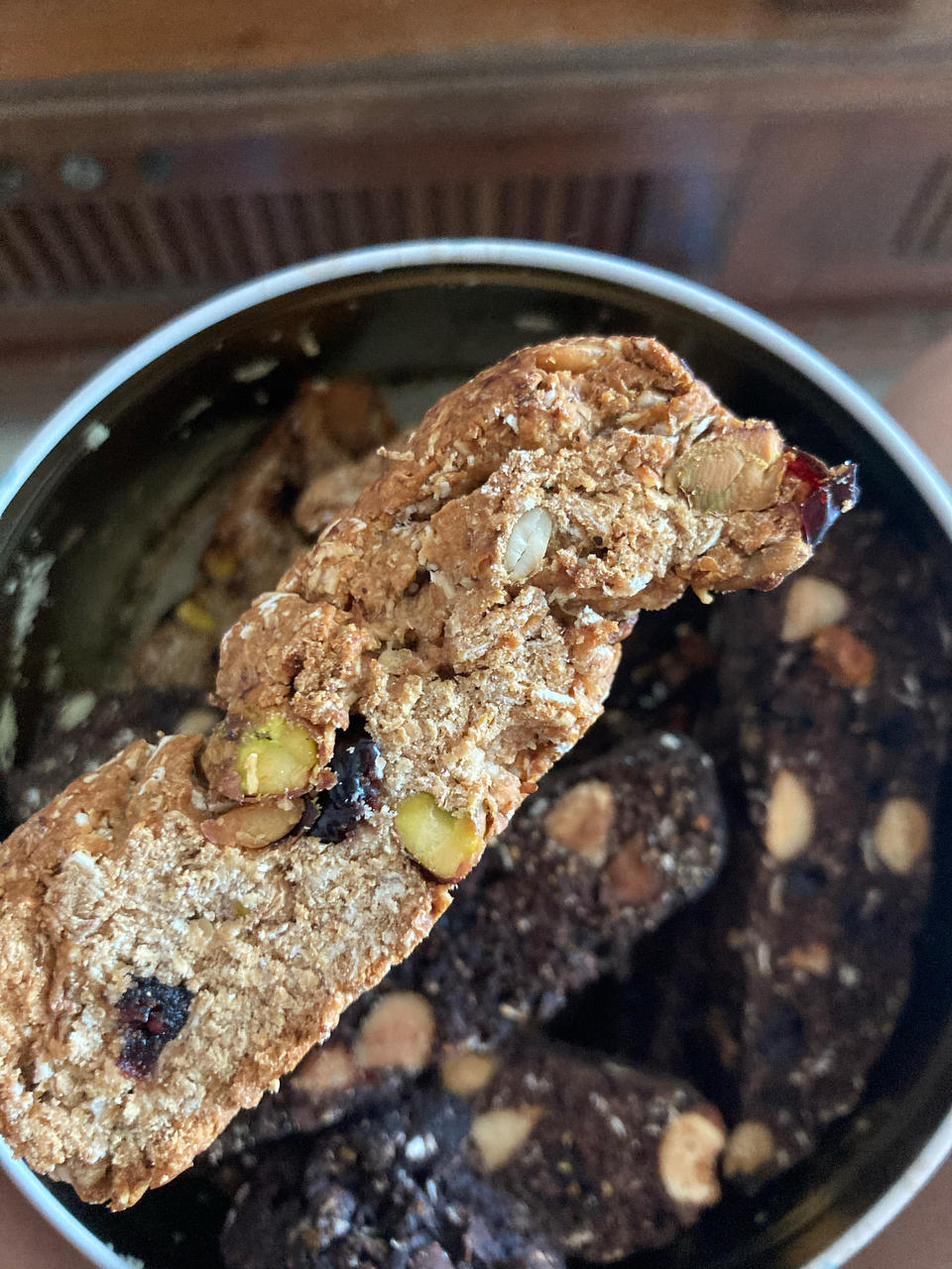 【健康零食】燕麦坚果意式脆饼