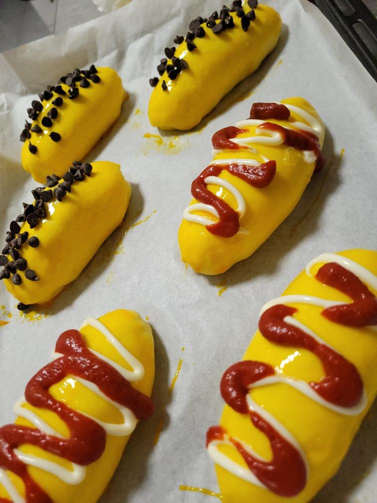 香葱火腿肉松面包