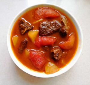开胃的蕃茄土豆烧牛肉的做法 步骤10