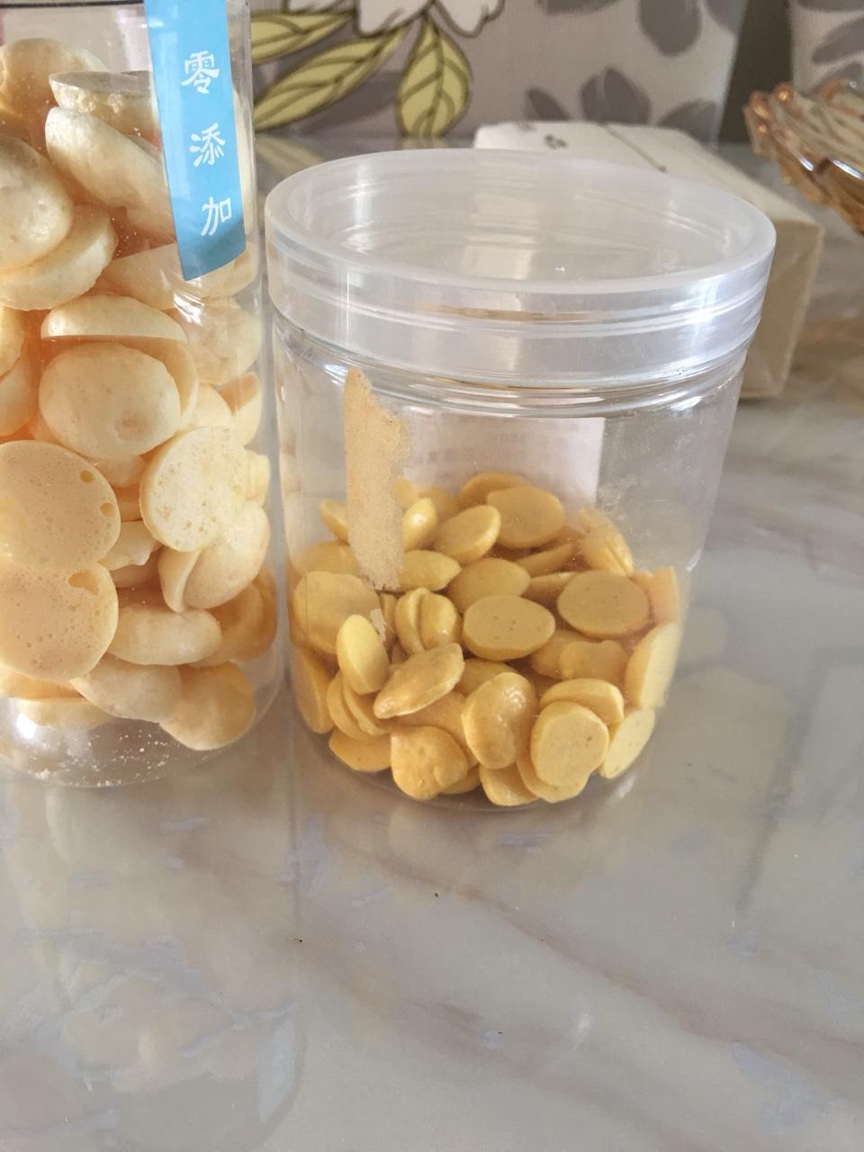 入口即化的无添加蛋黄溶豆