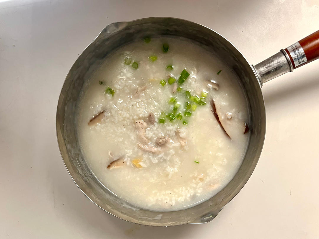 香菇滑鸡早餐粥