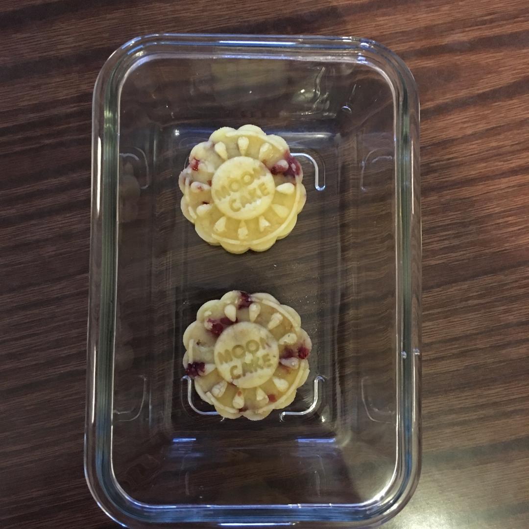 蔓越莓绿豆糕