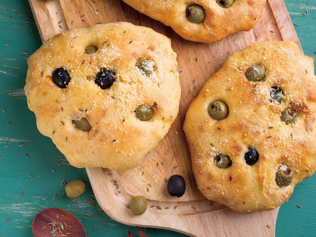 空气炸锅红薯橄榄意式薄饼的做法