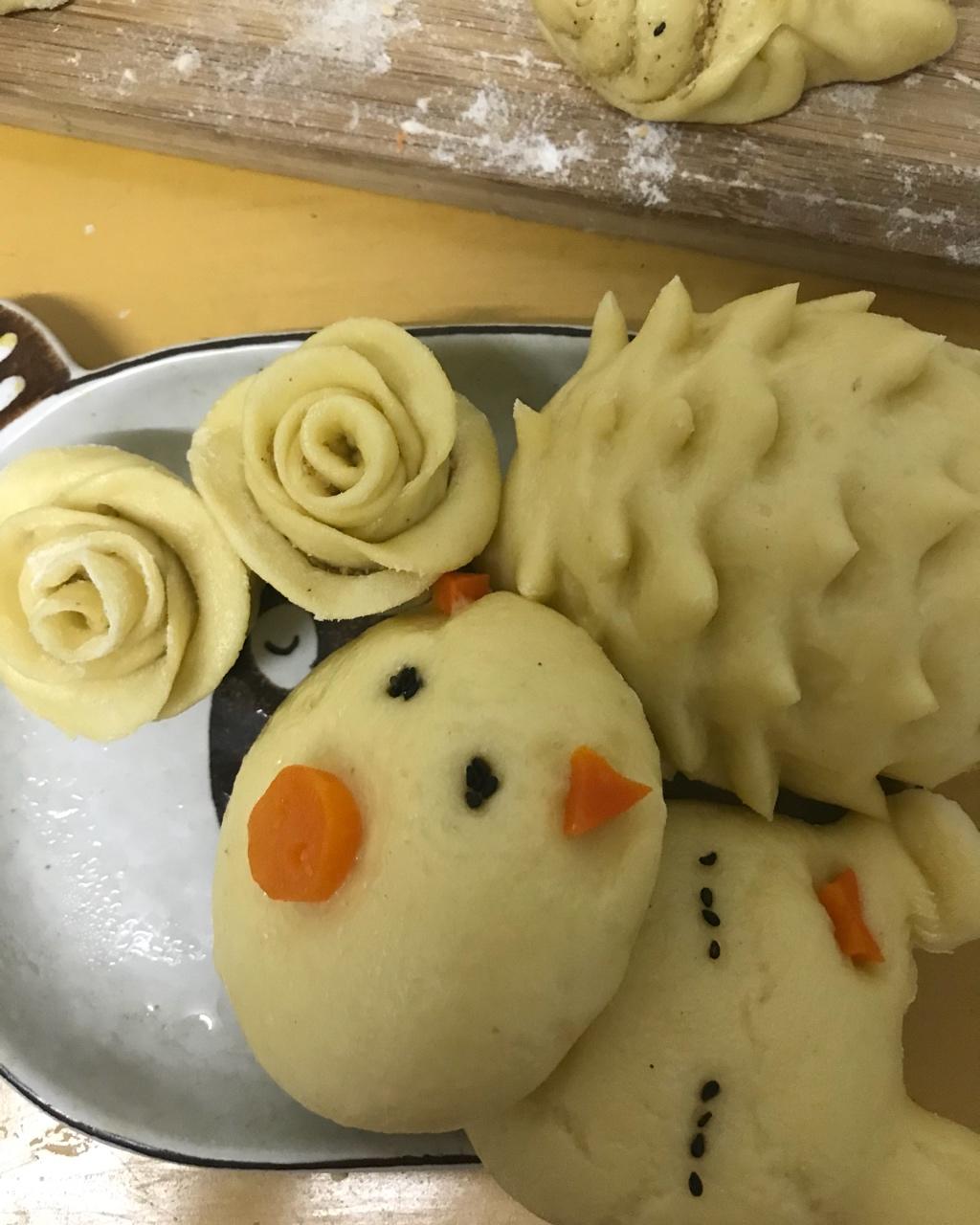 玫瑰花馒头