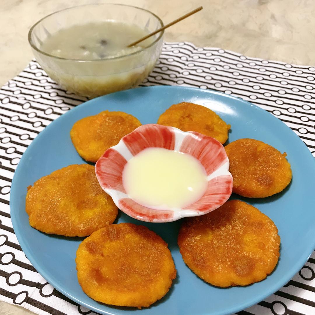 超简单的家常南瓜饼