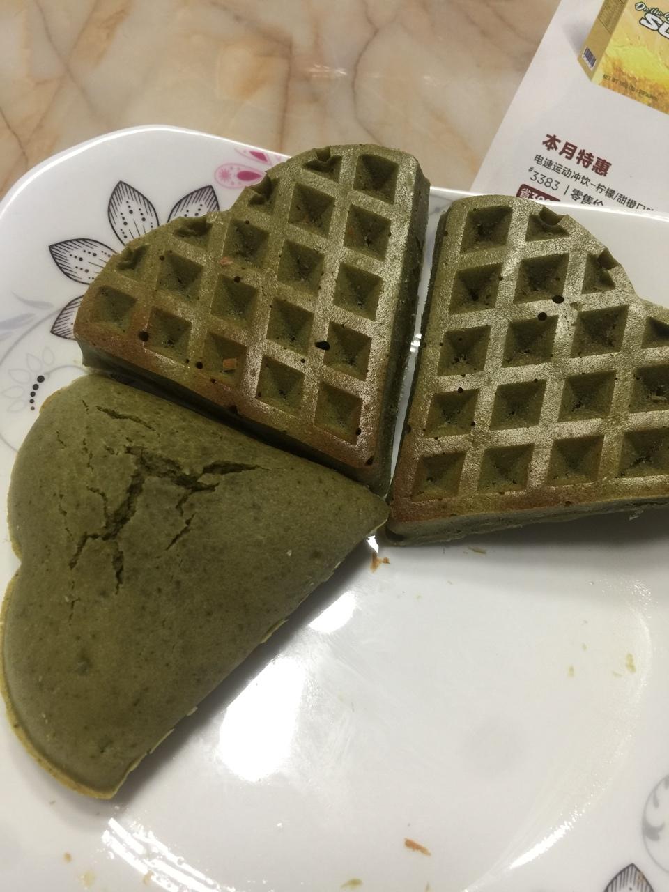 抹茶华夫饼