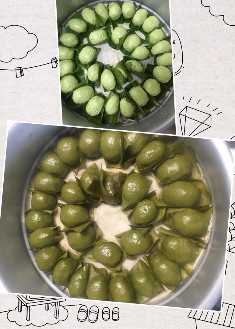 《Tinrry+》咸蛋黄肉松青团+红豆沙青团