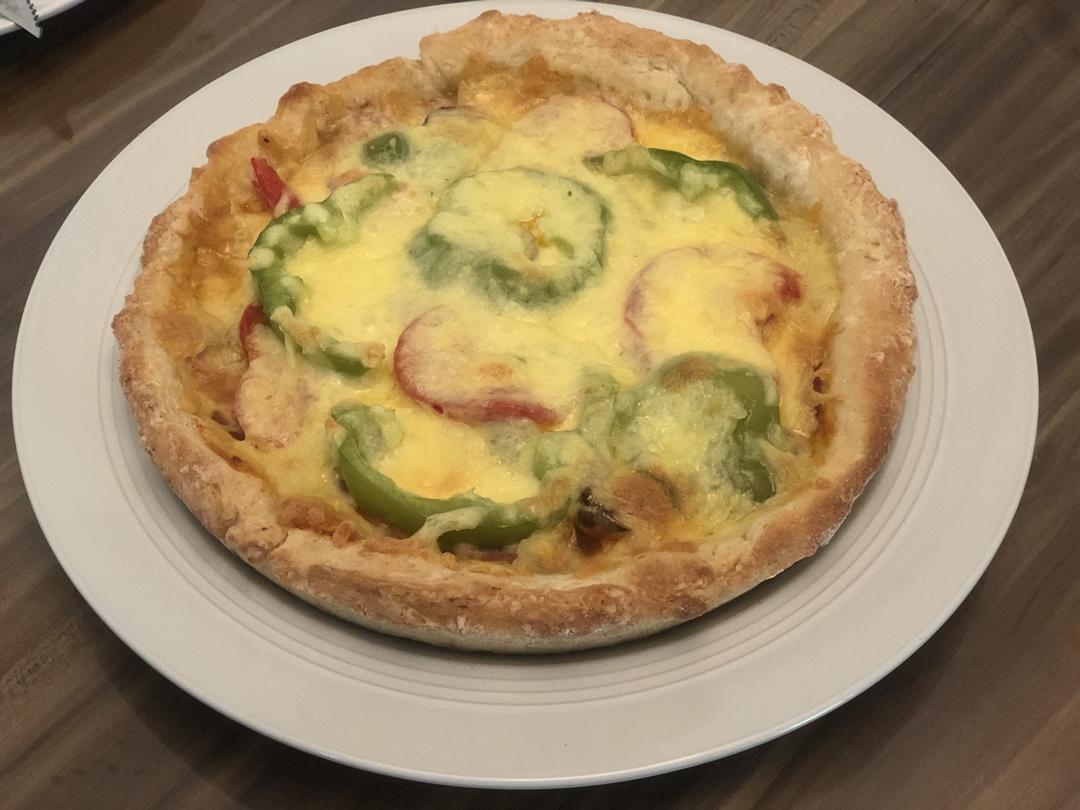 酥脆薄底香浓芝士～夏威夷风情披萨🍕来袭（9寸）